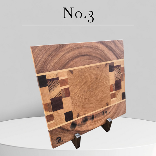 Edelholz Trifft Eiche Schneidebrett No.3