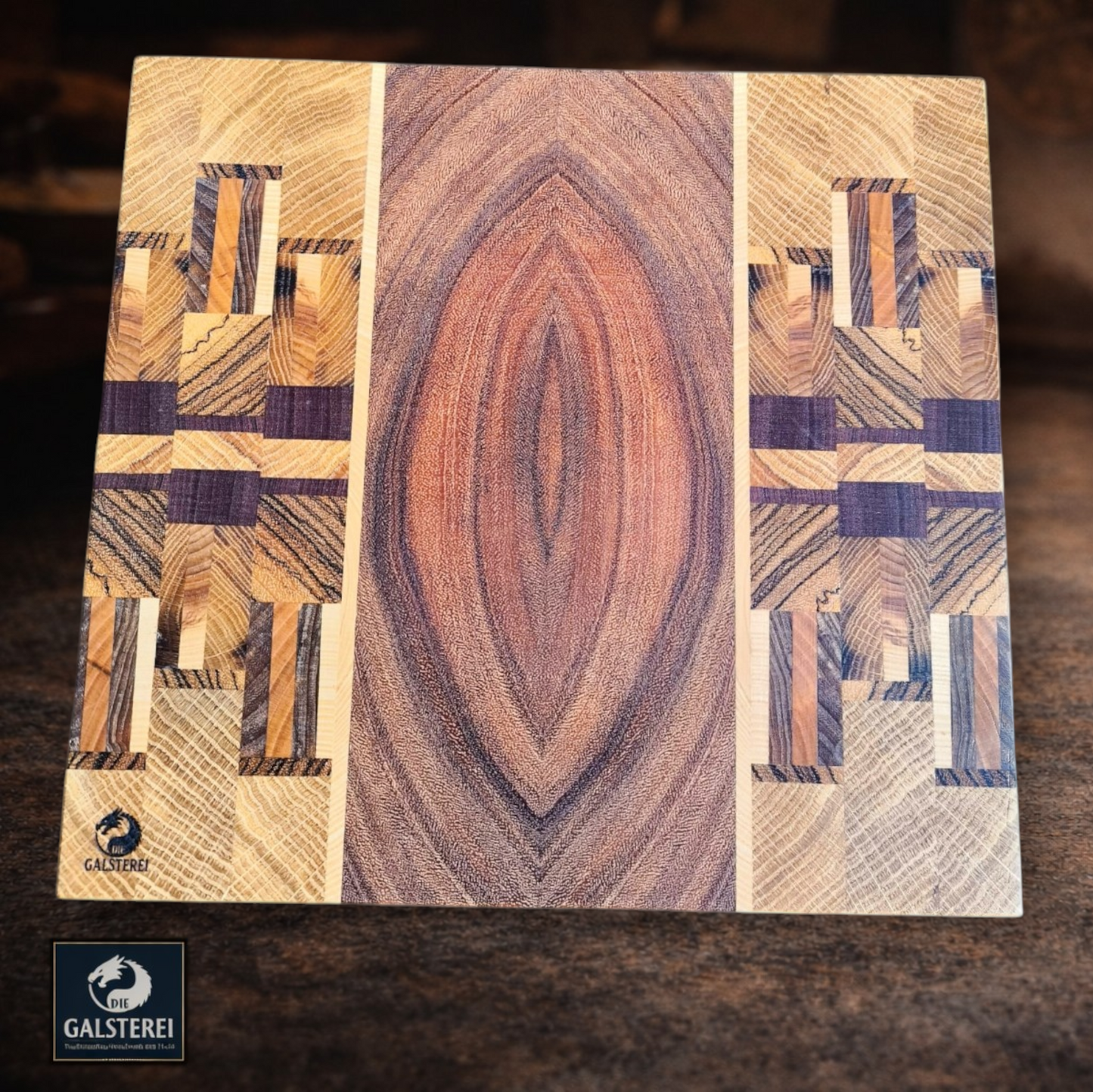 Nagomi なごみ Exklusives Stirnholz Manufaktur Schneidebrett Edelhölzer No.9