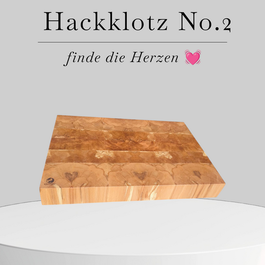 Riesiger 8kg  Hackklotz mit wunderschönem Muster