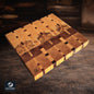 Schneidebrett amerikanische Esche, Buche, Padouk, Guyana Ipe, Anegre Nr.40