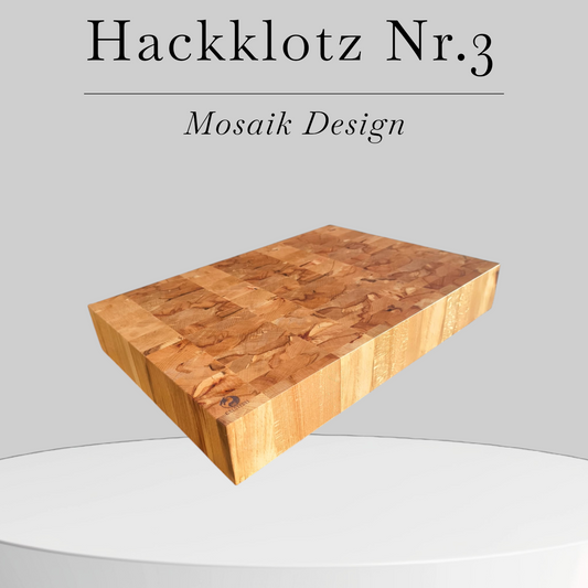 Exklusiver 7kg  Hackklotz viele kleine Holzklötzchen