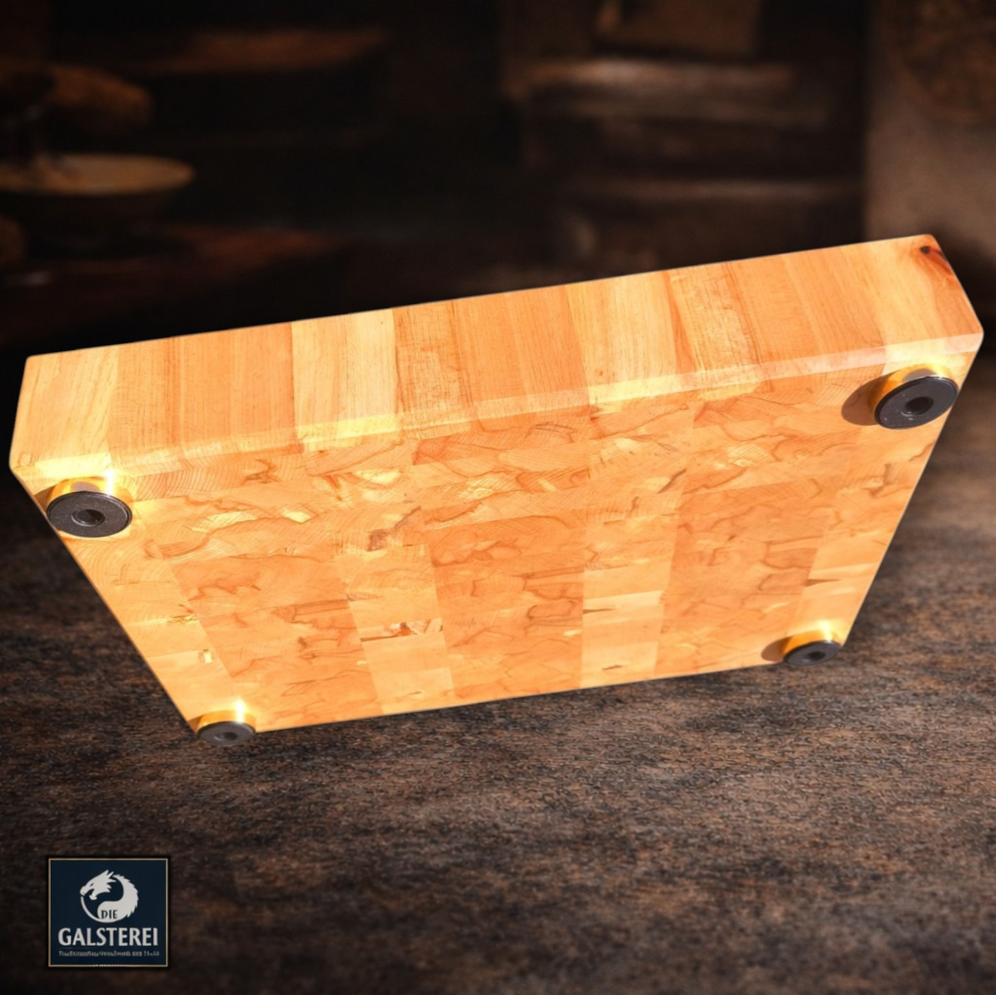 Exklusiver 7kg  Hackklotz viele kleine Holzklötzchen