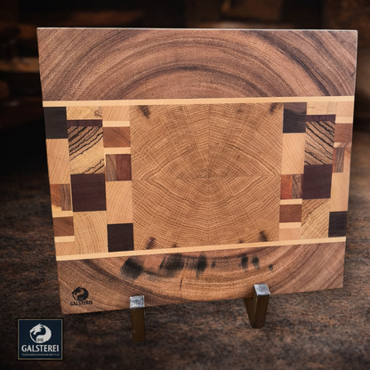 Edelholz Trifft Eiche Schneidebrett No.3